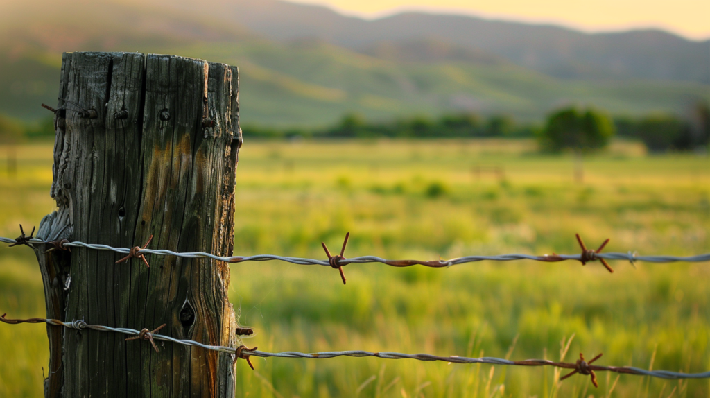 Weathered ranch fence post on a working homestead — what nobody tells you about ranch life