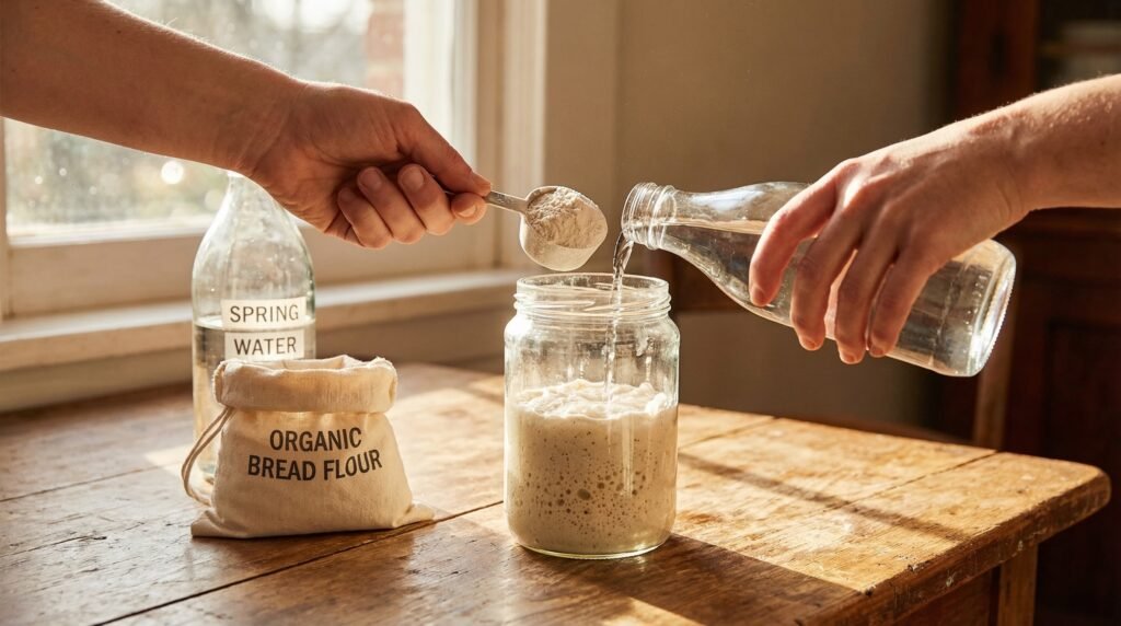 revive sourdough starter