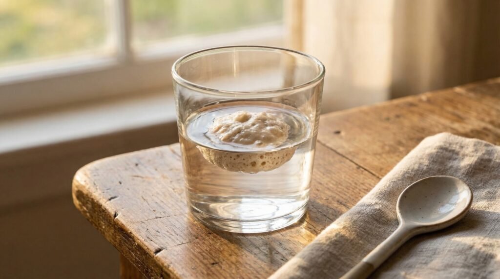 sourdough starter ready to bake